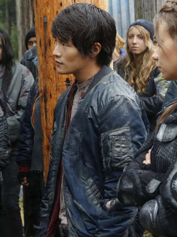 The 100 Christopher Larkin Blue Bomber Jacket