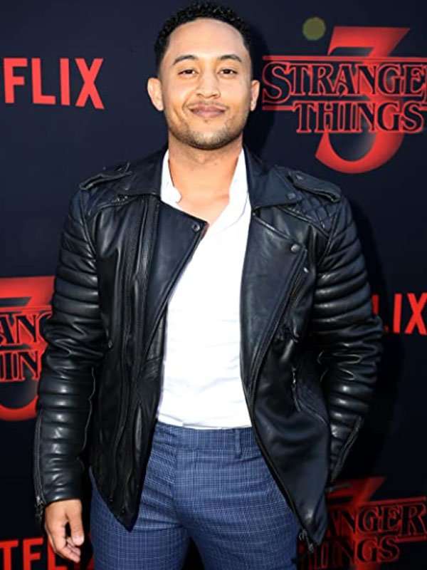 Tahj Mowry Stranger Things Black Jacket