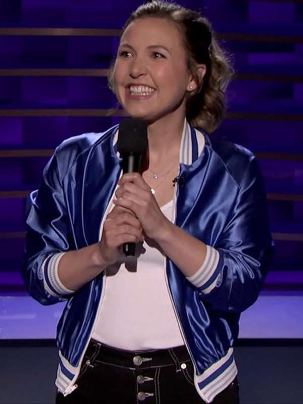 Taylor Tomlinson Conan S09 Blue Bomber Jacket