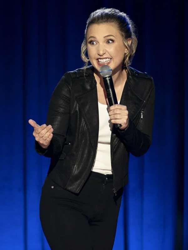 Taylor Tomlinson Quarter-Life Crisis Black Leather Jacket