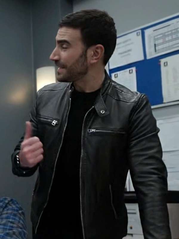 Ted Lasso Season 3 Roy Kent Black Leather Jacket