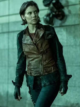 Lauren Cohan The Walking Dead: Dead City Brown Vest