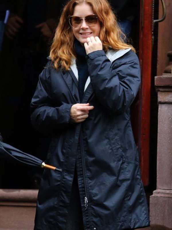 Amy Adams The Woman in the Window Blue Coat