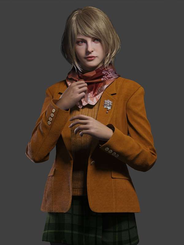 Ashley Graham Resident Evil 4 Brown Blazer