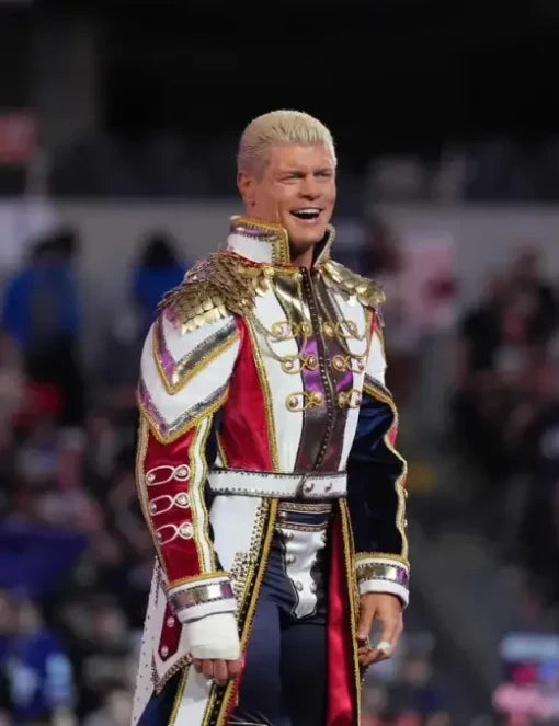 Cody Rhodes White Military Coat