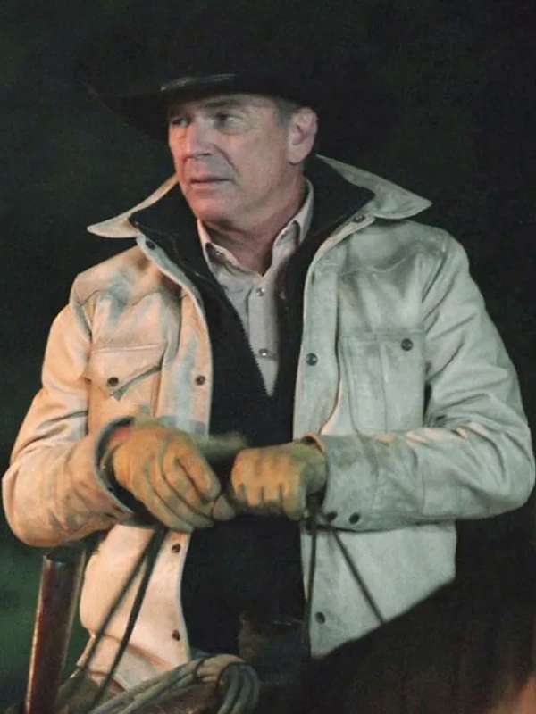 Kevin Costner Yellowstone S05 Leather Jacket