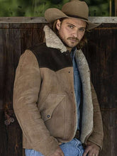 Luke Grimes Yellowstone Suede Leather Jacket