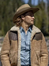 Luke Grimes Yellowstone S05 Suede Leather Jacket