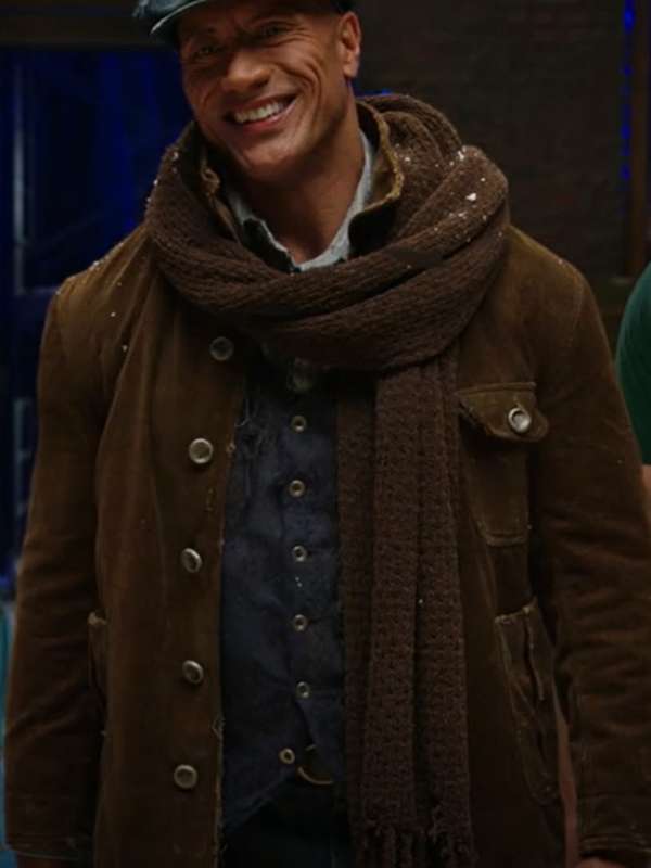 Dwayne Johnson Young Rock S01 Brown Jacket