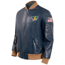 Leon Kennedy RE4 Remake Blue Leather Jacket